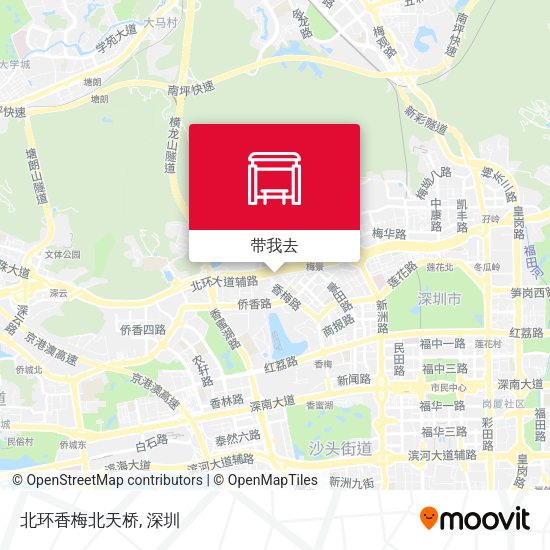 北环香梅北天桥地图