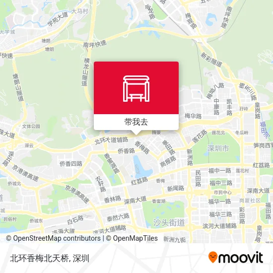 北环香梅北天桥地图
