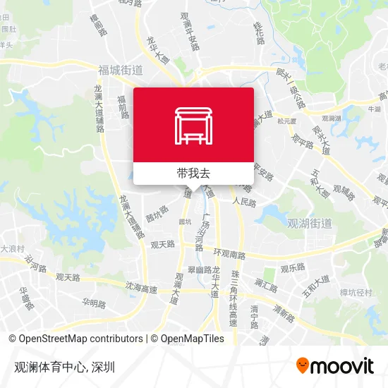 观澜体育中心地图