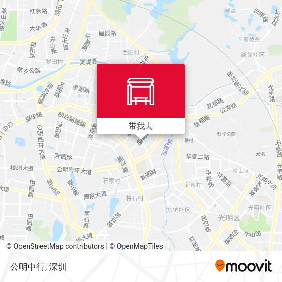 公明中行地图