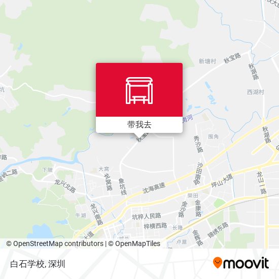 白石学校地图