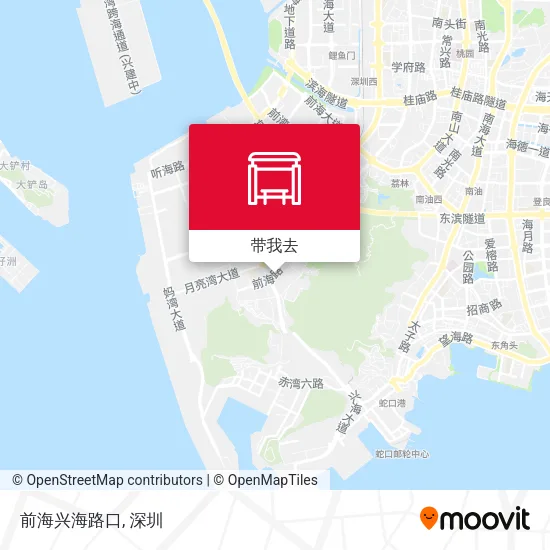前海兴海路口地图