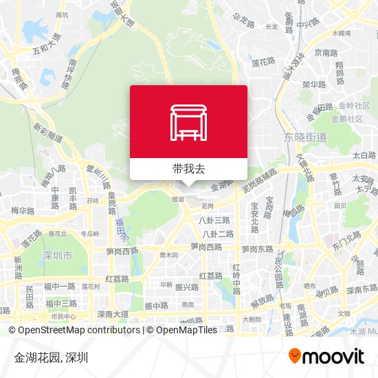 金湖花园地图