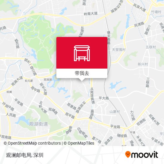 观澜邮电局地图
