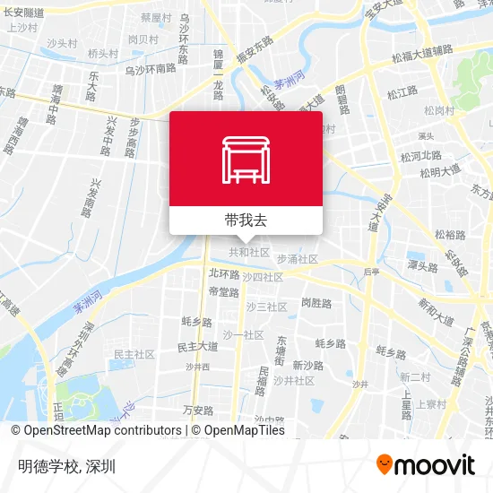 明德学校地图