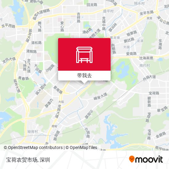 宝荷农贸市场地图