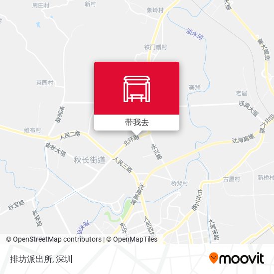 排坊派出所地图