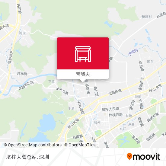 坑梓大窝总站地图