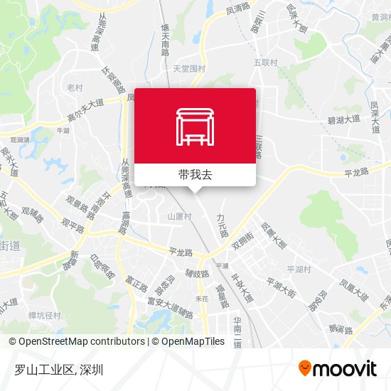 罗山工业区地图
