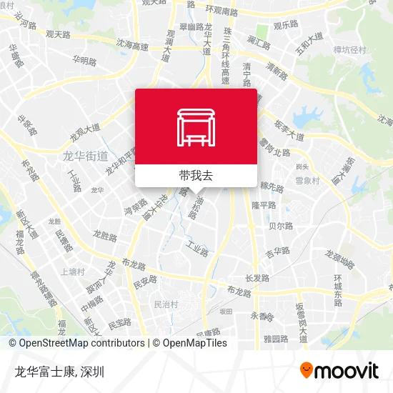 龙华富士康地图