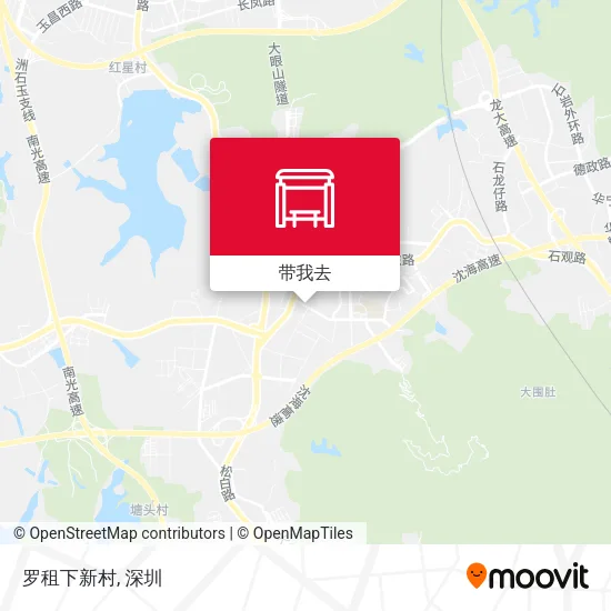 罗租下新村地图