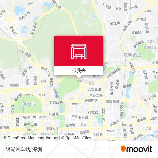 银湖汽车站地图