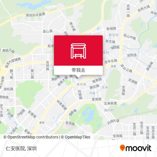 仁安医院地图