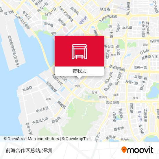 前海合作区总站地图