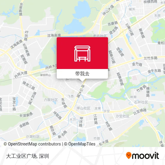 大工业区广场地图