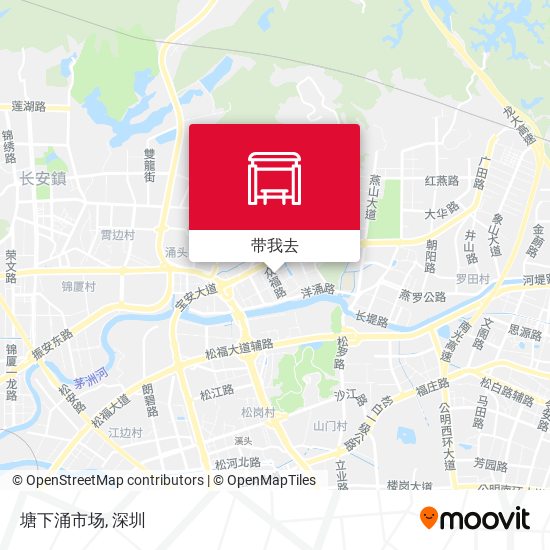 塘下涌市场地图