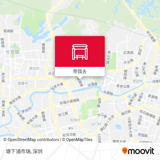 塘下涌市场地图