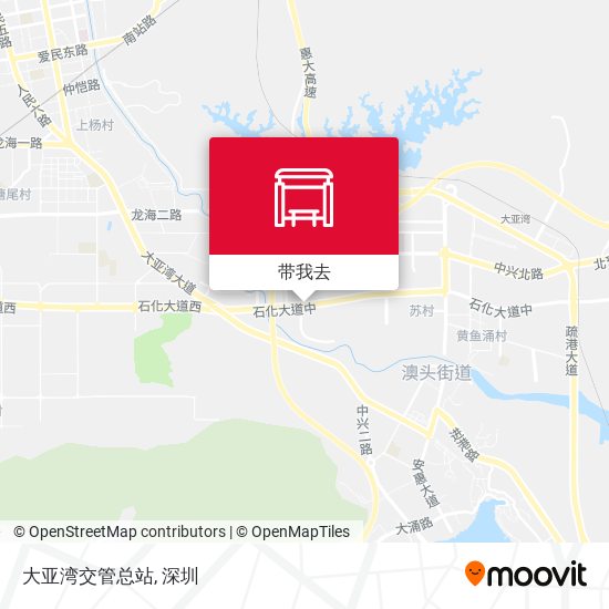 大亚湾交管总站地图