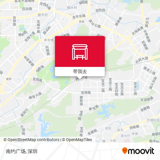 南约广场地图