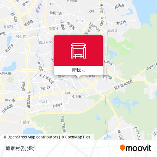 塘家村委地图