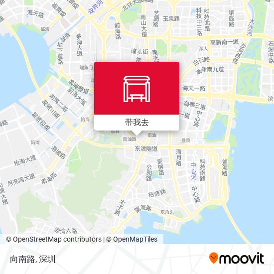 向南路地图