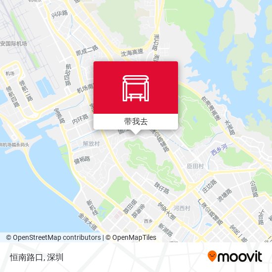 恒南路口地图