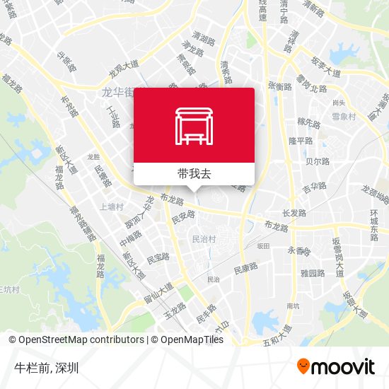 牛栏前地图