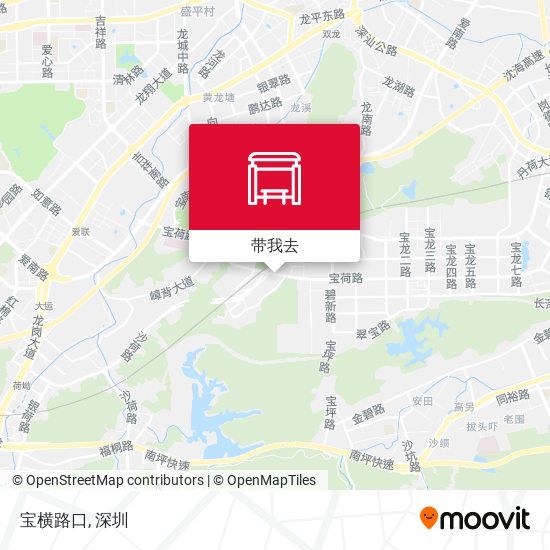 宝横路口地图