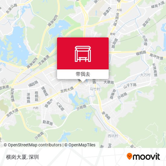横岗大厦地图