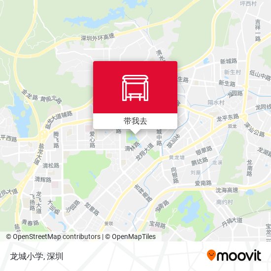 龙城小学地图