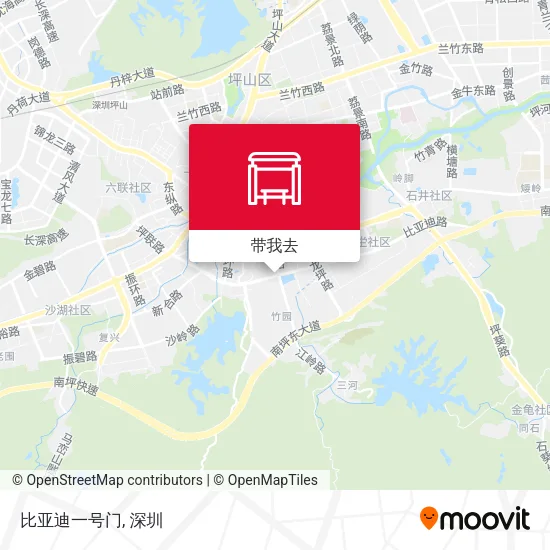 比亚迪一号门地图