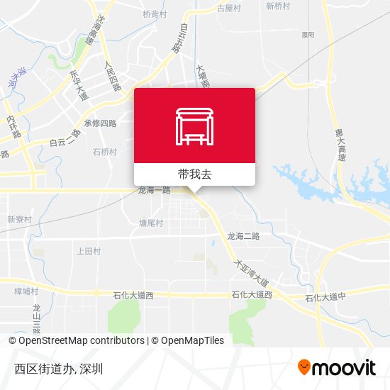 西区街道办地图