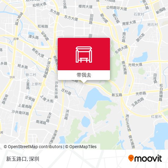 新玉路口地图