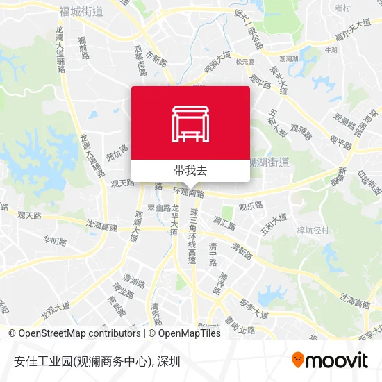 安佳工业园(观澜商务中心)地图