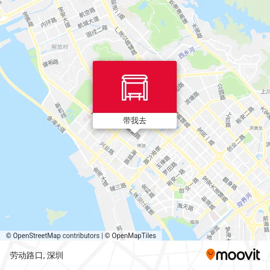 劳动路口地图