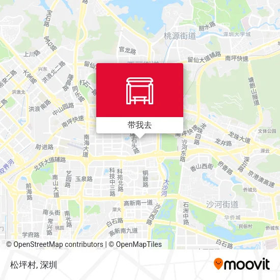 松坪村地图