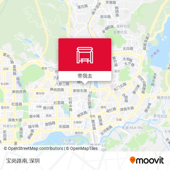 宝岗路南地图