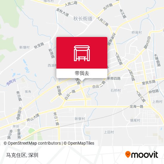 马克住区地图
