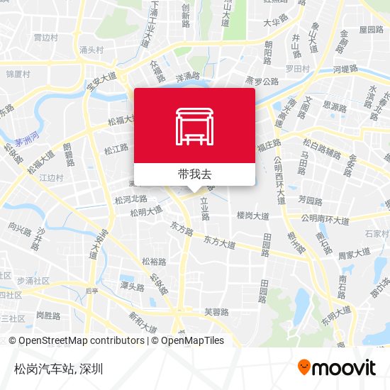 松岗汽车站地图