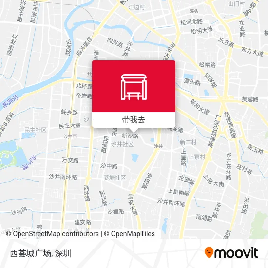西荟城广场地图