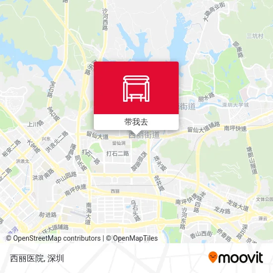 西丽医院地图