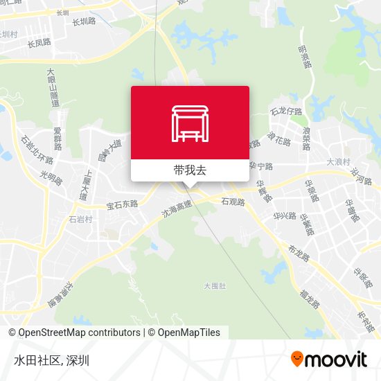 水田社区地图