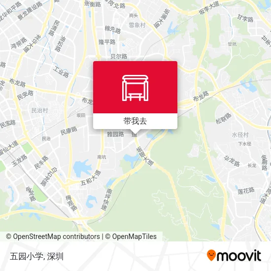 五园小学地图