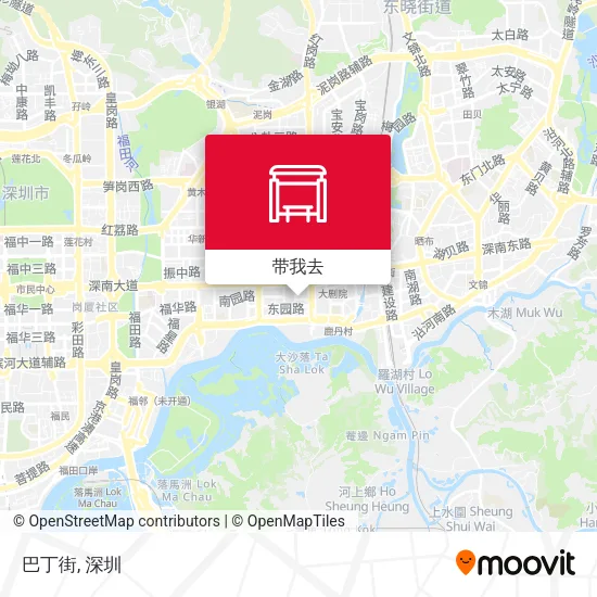 巴丁街地图