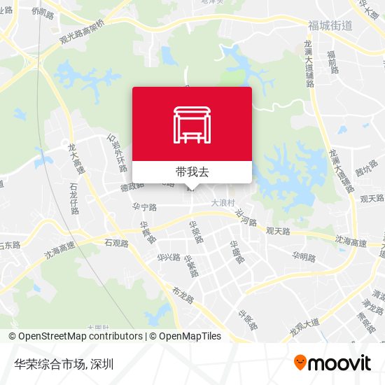 华荣综合市场地图