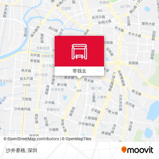 沙井赛格地图
