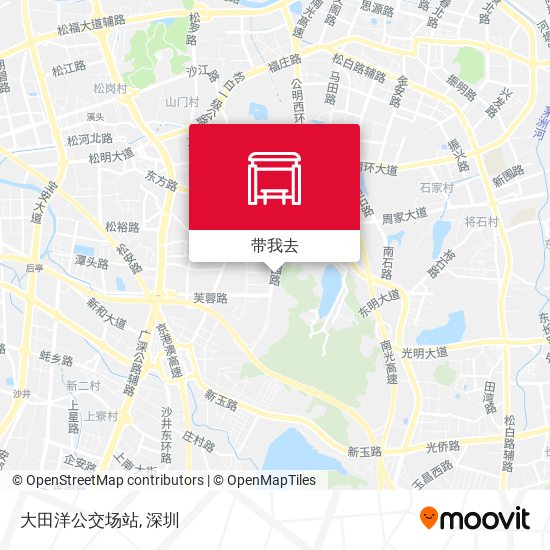 大田洋公交场站地图