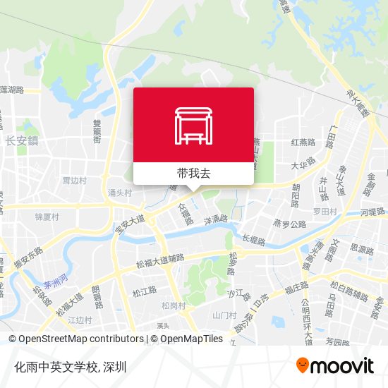 化雨中英文学校地图
