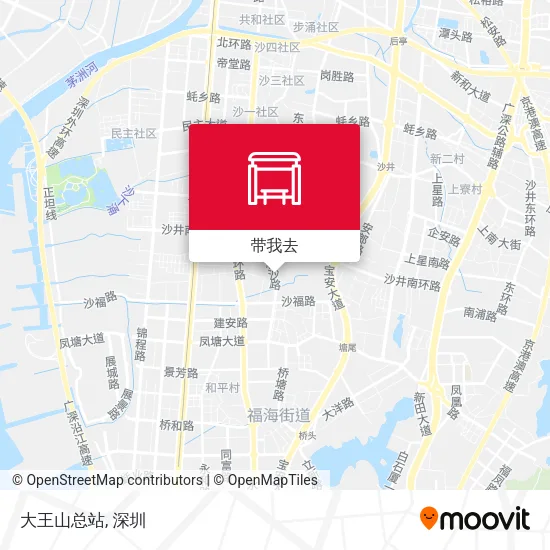 大王山总站地图