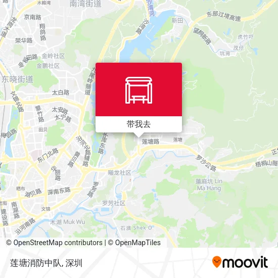 莲塘消防中队地图